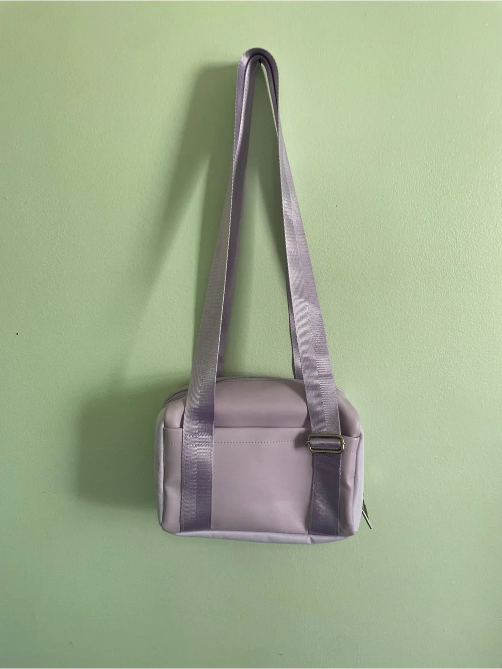 Little Girls Lavender Mini Duffle Bag Adjustable Strap Little Girls Travel Bag